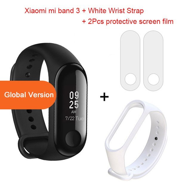 Global Version Xiaomi mi band 3 Fitness Tracker Smart Bracelet 0.78 OLED Touch Screen 50M Waterproof miband 3 Xiomi band 3