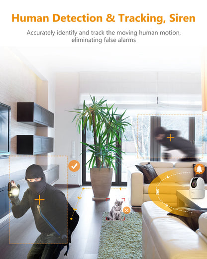 IMOU Ranger 2C 4MP Home Wifi Security Camera Human Detection Motion Detection Surveillance Wireless IP Camera Smart Tracking