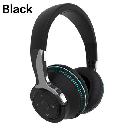 Foldable Stylish Bluetooth 5.1 Wireless Headphones with Microphone, Stereo Sound, for Tablets and Phones