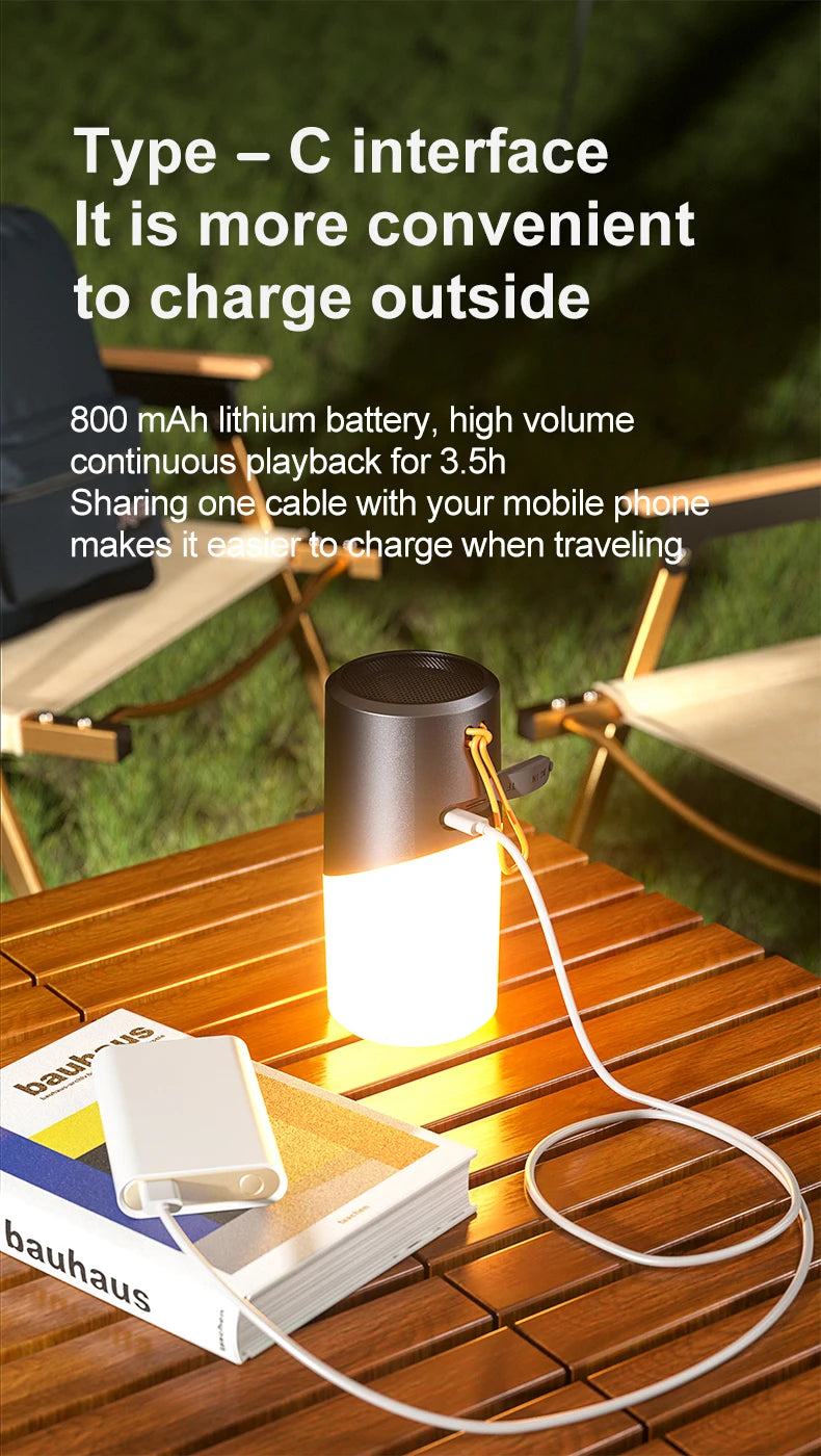 Rockmia EBS-705 mini Portable RGB light function audio Box Wireless bluetooth speaker with Handle outdoor  camping