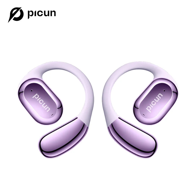 Picun H1S OWS Wireless Earphone Air Conduction Earphones Bluetooth 5.4 Surround Sound HD Calling Mic Ear Hook Sports Lightweight