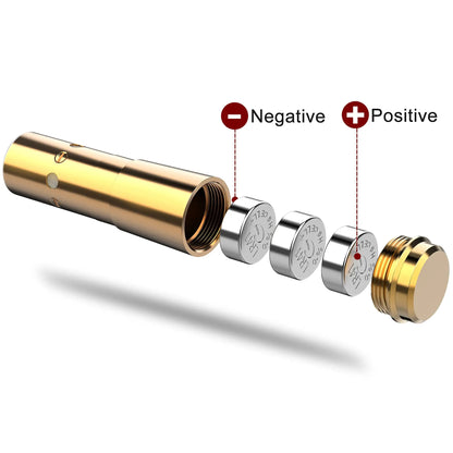 CVLIFE bore Sighting Laser 223 5.56mm/9mm Laser Bore Sight Red Dot Boresighter with Batteries