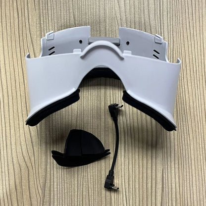 VR Cooling Fan Face Cover Facial Interface Radiator with RGB Light Cool Mask with Anti-Leakage Nose Pad for Meta Quest 3